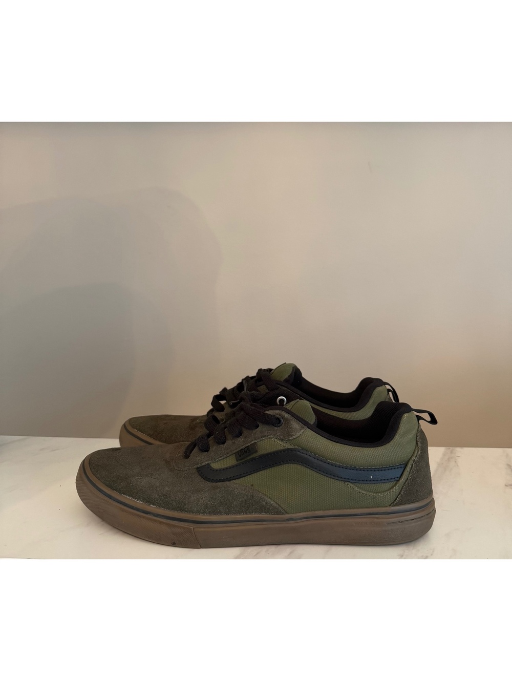 Vans Kyle Walker Pro Skate Shoes – Olive Green / Black / Gum – Men’s Size 13
